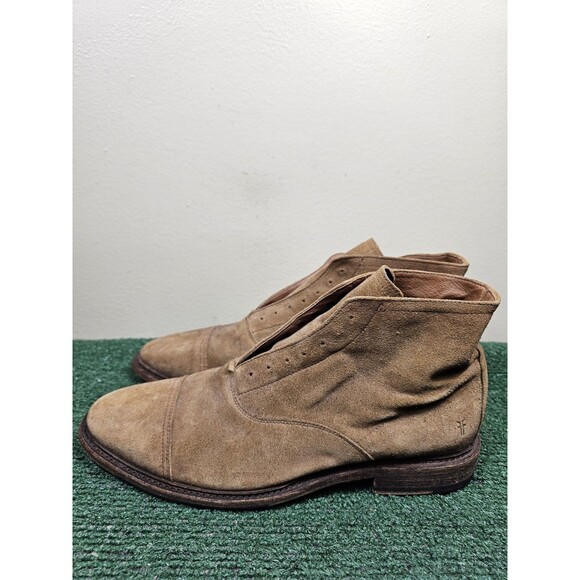 Frye Paul Lace UP Chukka Boots Faded Brown Mens Size 12 D main image 9